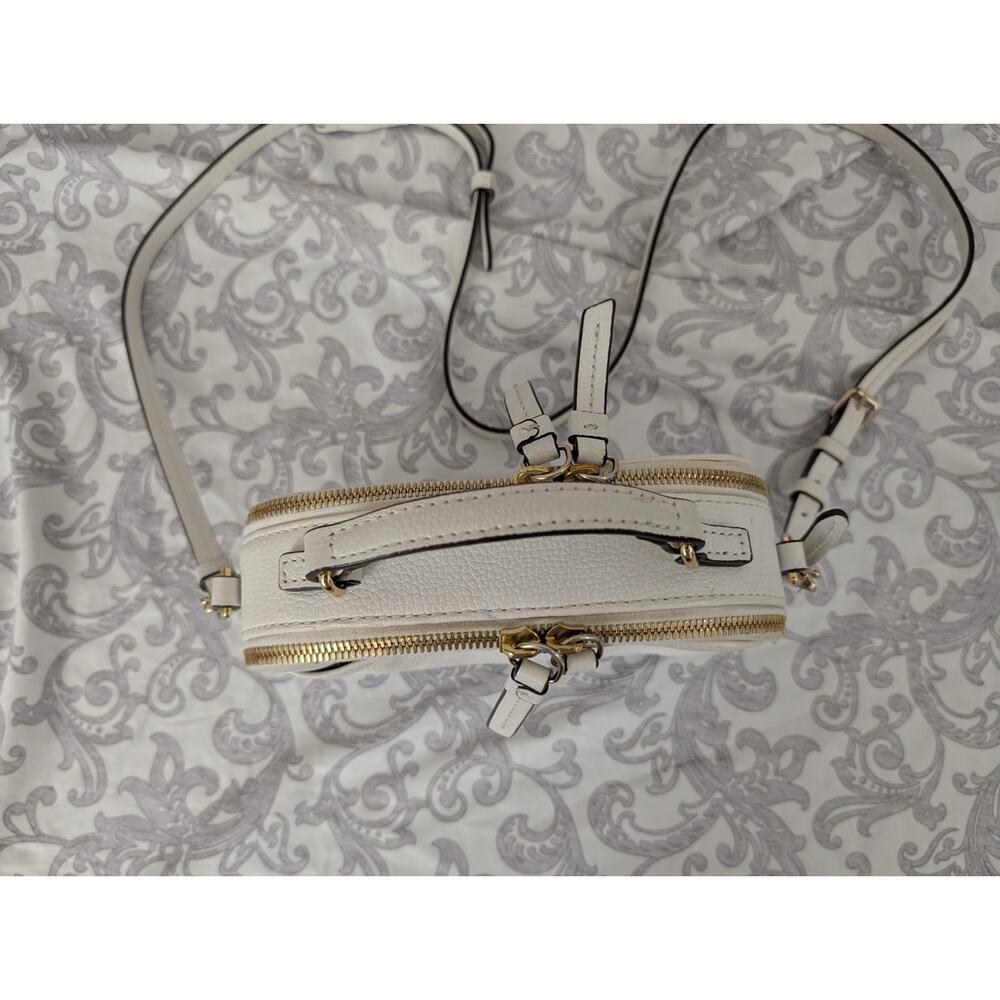dooney & burke white leather crossbody bag - Picture 11 of 16